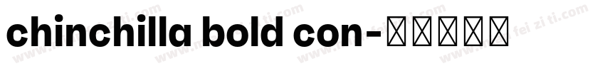 chinchilla bold con字体转换